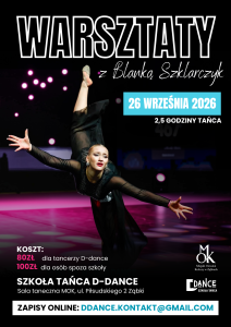 warsztaty z Blanką Szklarczyk - plakat